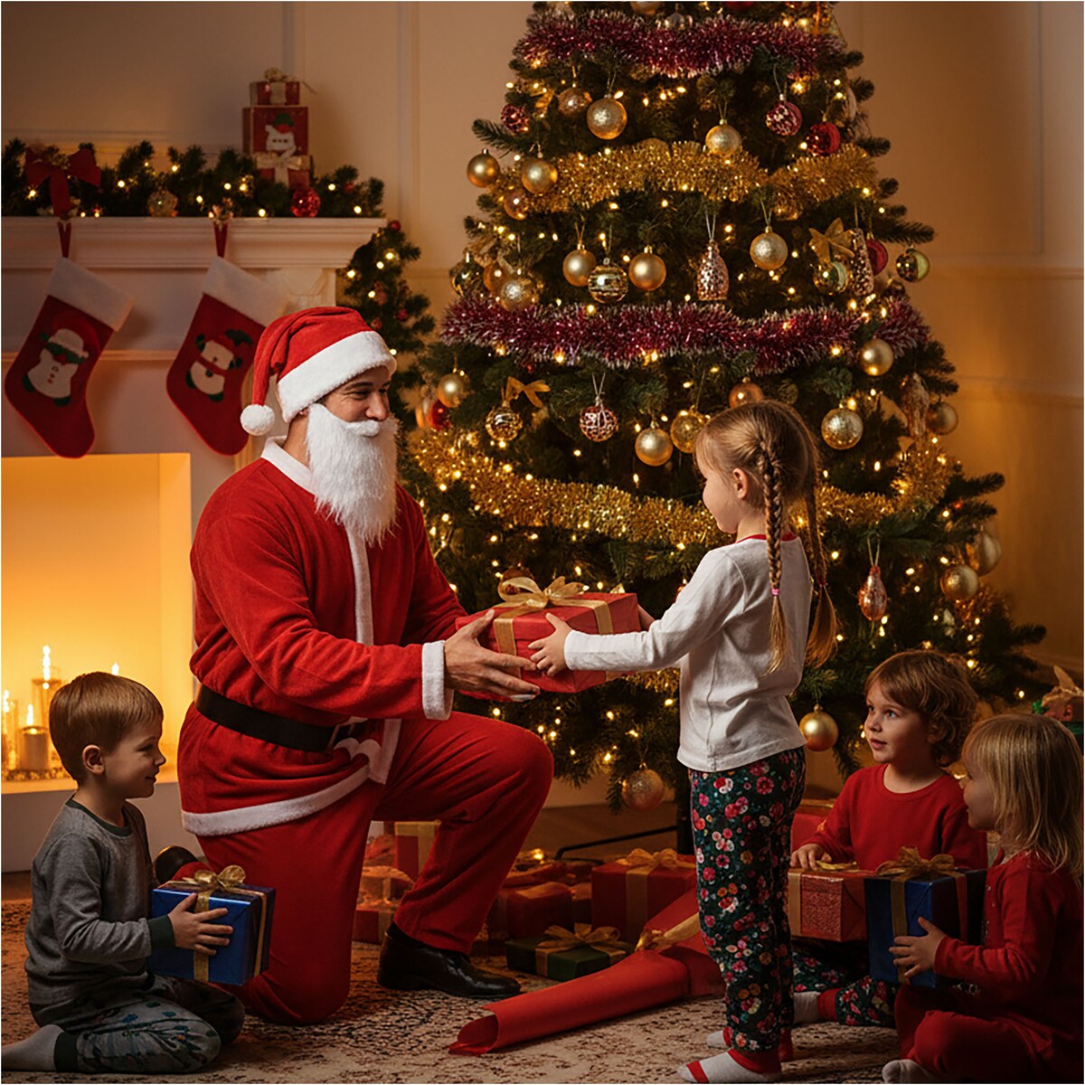 Strój Świętego Mikołaja Gwiazdora Przebranie Rozmiar Uniwersalny