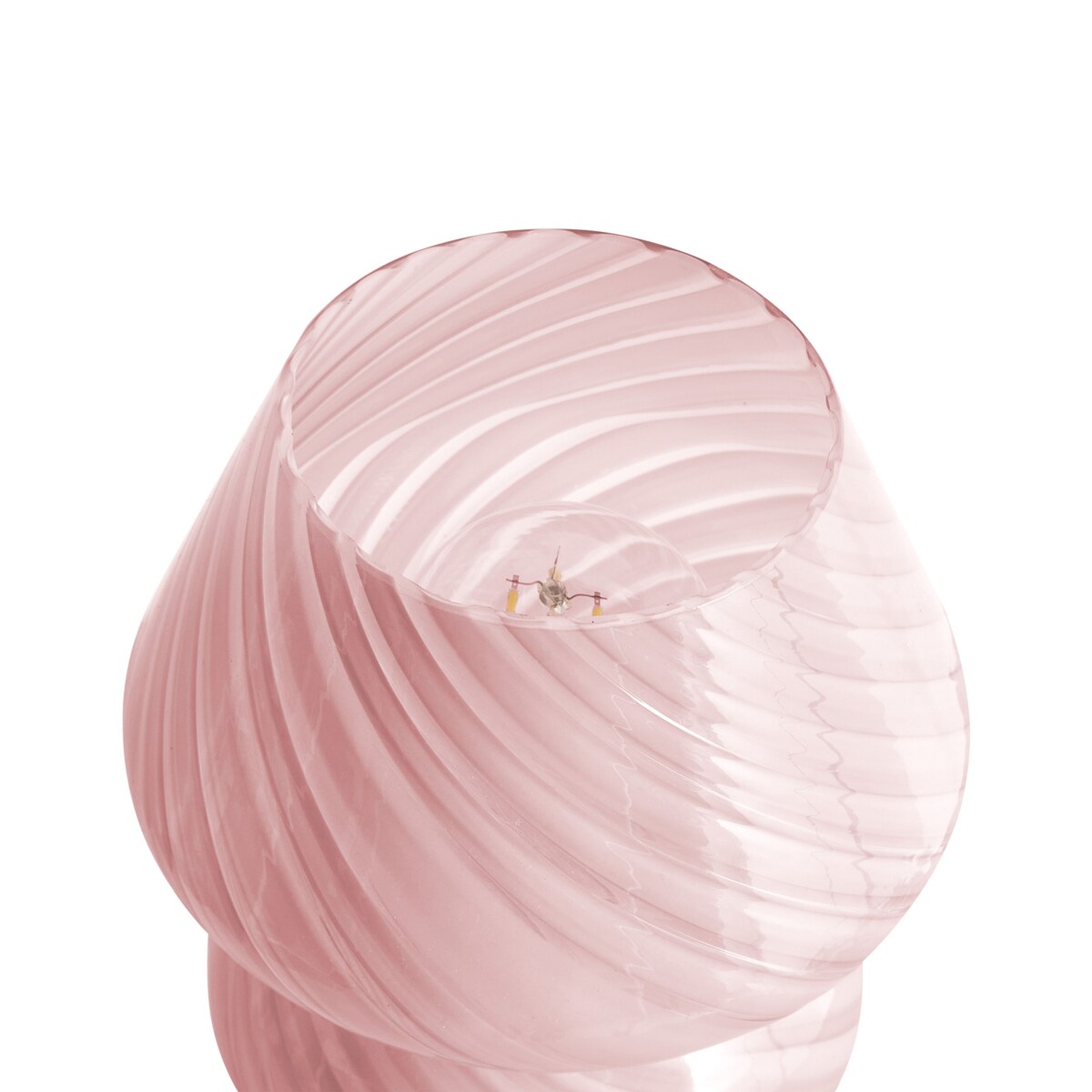 Lampa stołowa LOBO Szkło Różowy