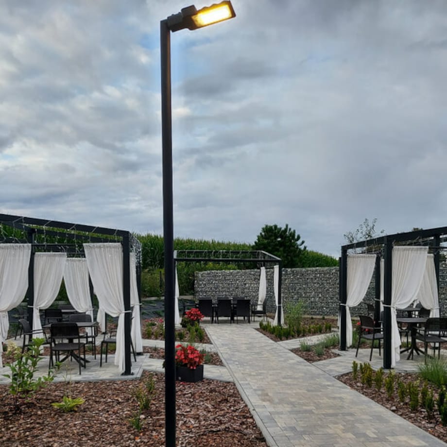 Ogrodowa lampa latarnia Pathway 10283 Nowodvorski LED 60W 3000K IP65 czarny