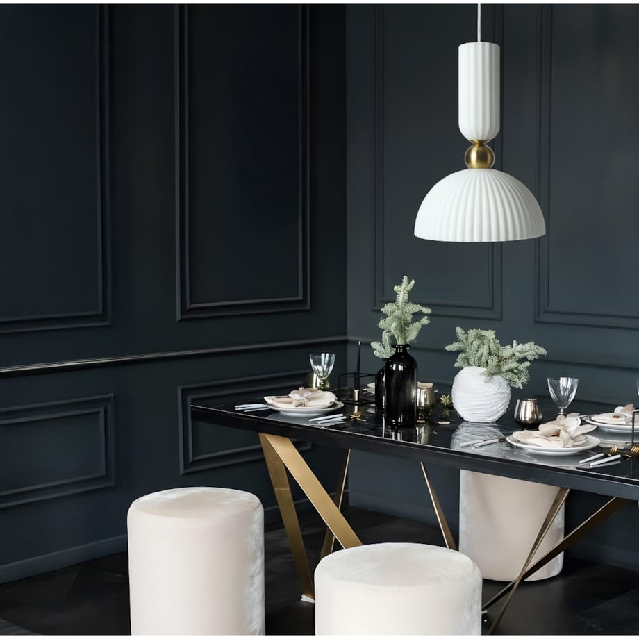Lampa sufitowa wisząca Light Prestige Piega biały 1 x E27 1 szt.