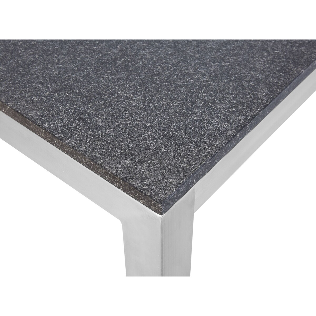 Stół ogrodowy granit palony 180 x 90 cm czarny GROSSETO