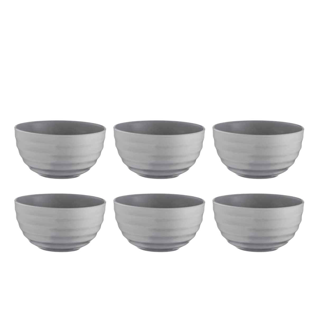 Konsimo SCILLA Miska 6szt., szary