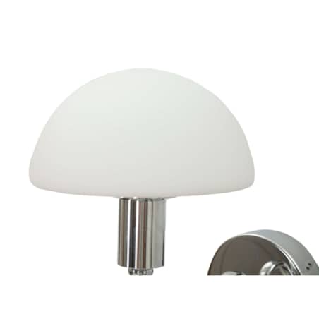 Kinkiet lampa ścienna 23x15x22 cm BELLO srebrny
