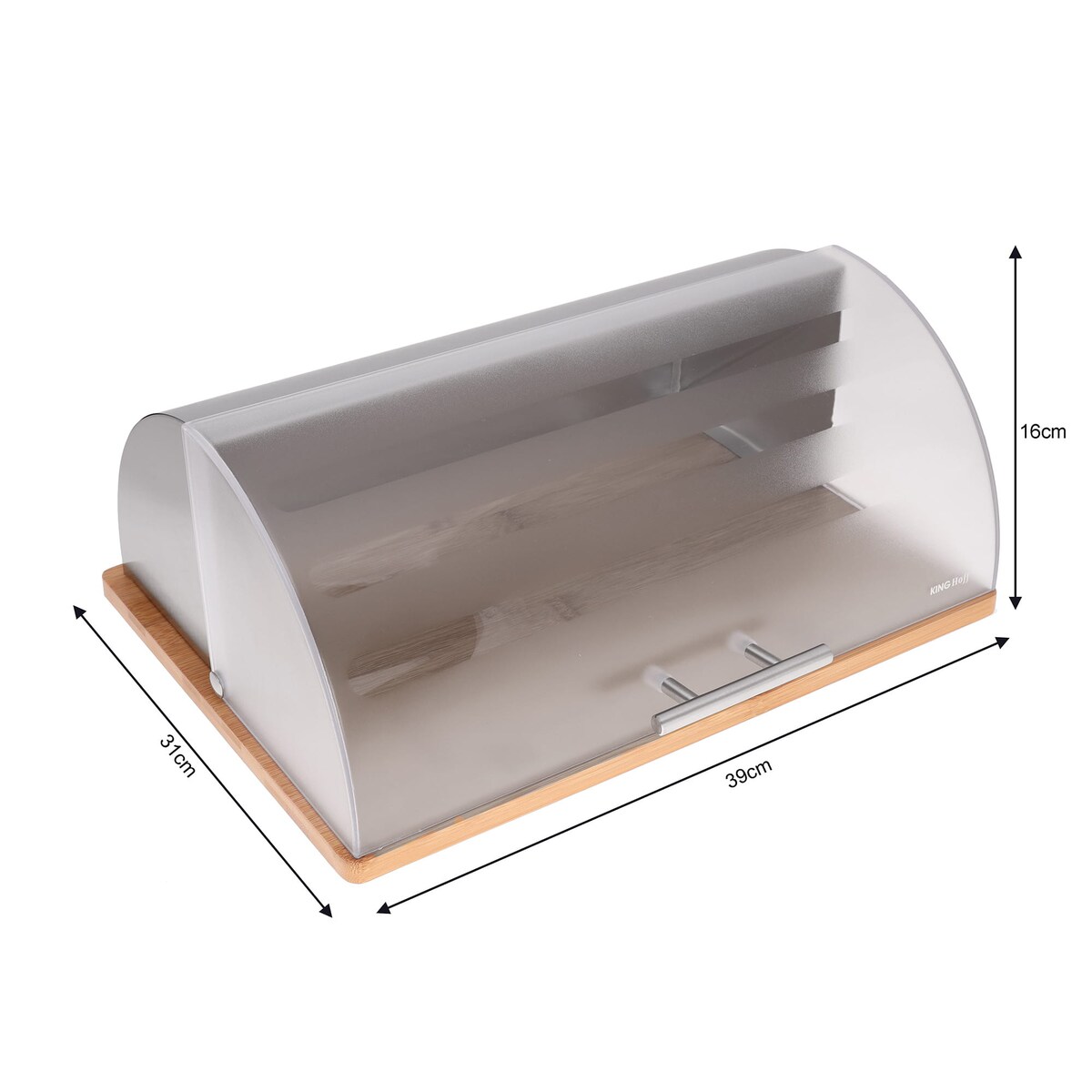 Chlebak z deską do krojenia pojemnik na chleb KINGHOFF