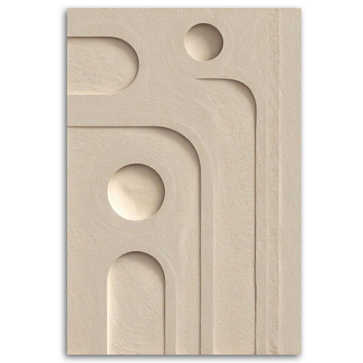 Obraz na płótnie do salonu Geometryczne formy efekt 3D cm 40x60