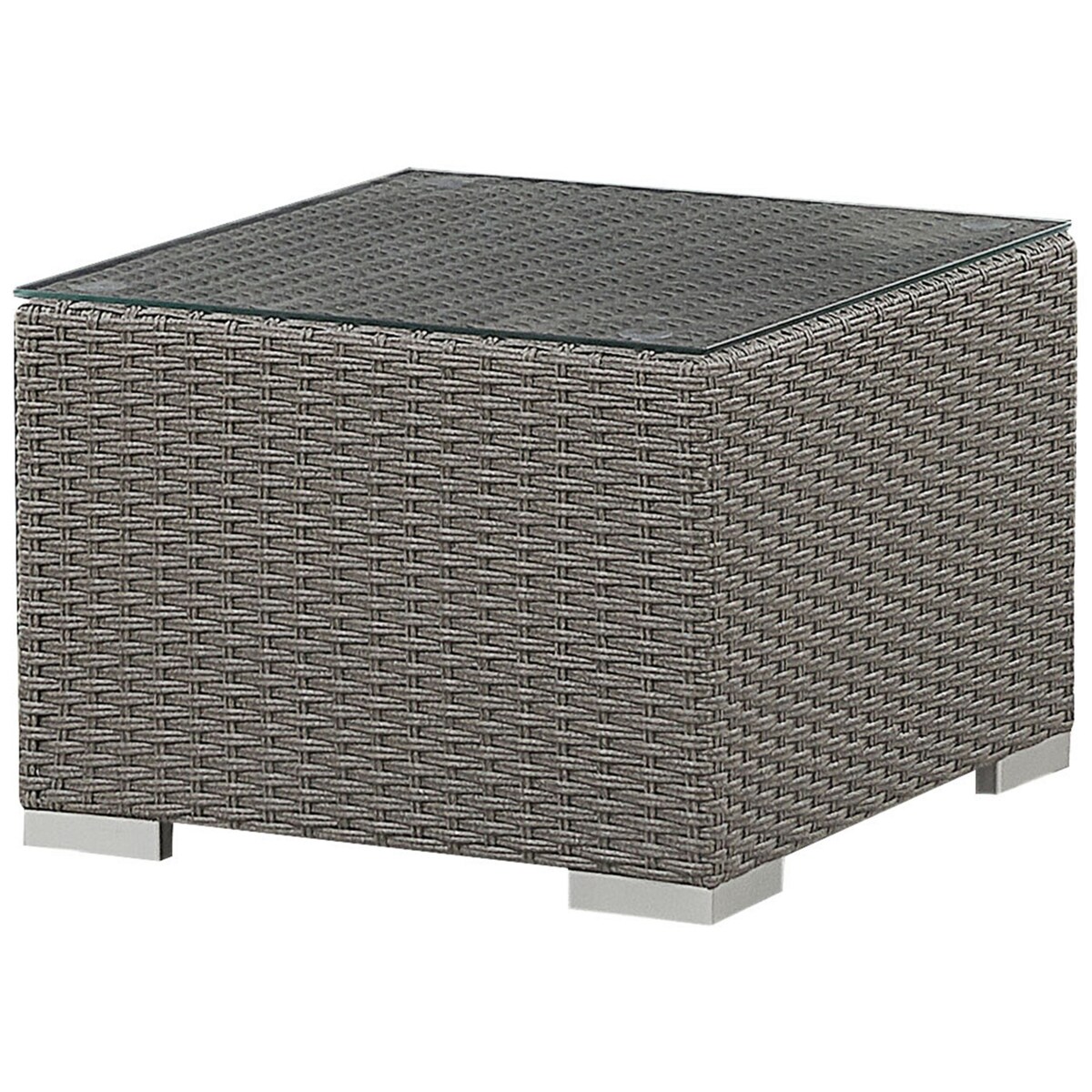 Zestaw ogrodowy z technorattanu 8-osobowy brązowy MAESTRO II