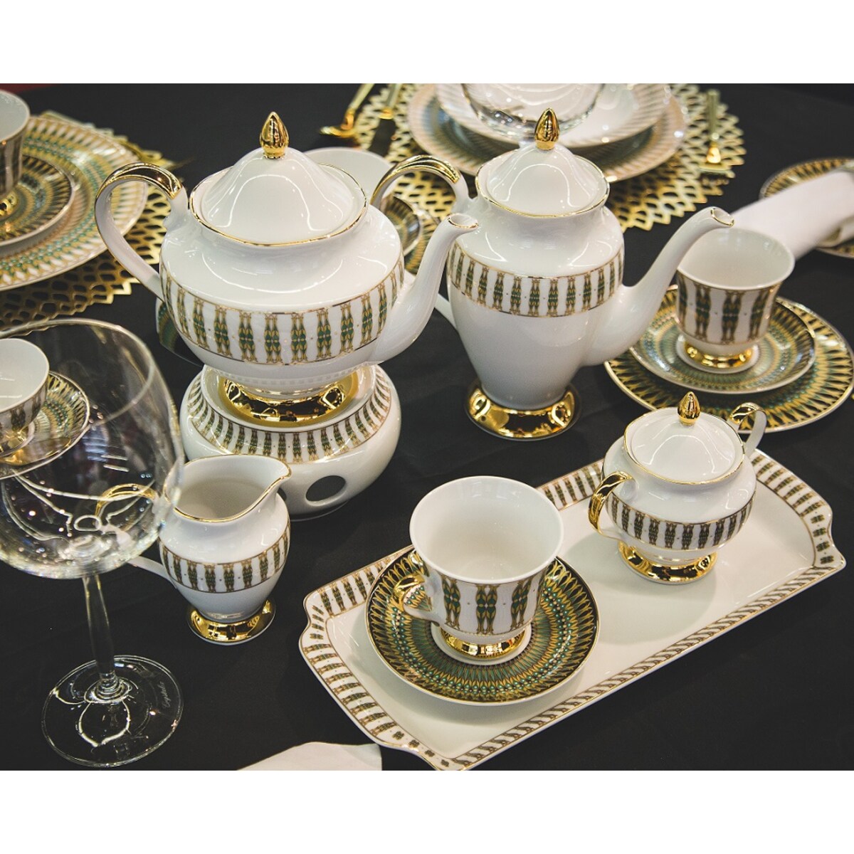 Garnitur do kawy dla 6 osób 22 el. Astra India G413