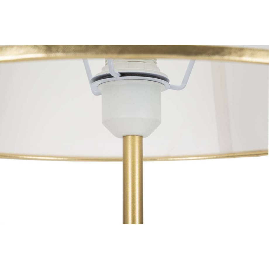 Lampa stołowa ceramiczna, złota Amalfi