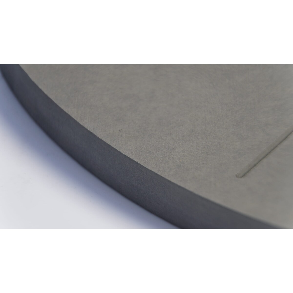 Zegar na ścianę duży szary do salonu EKO 50cm