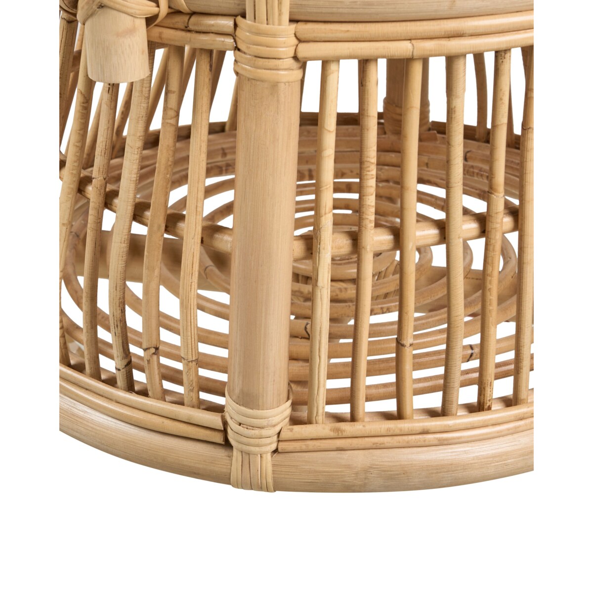 Fotel rattanowy dla dzieci naturalny TEMENI