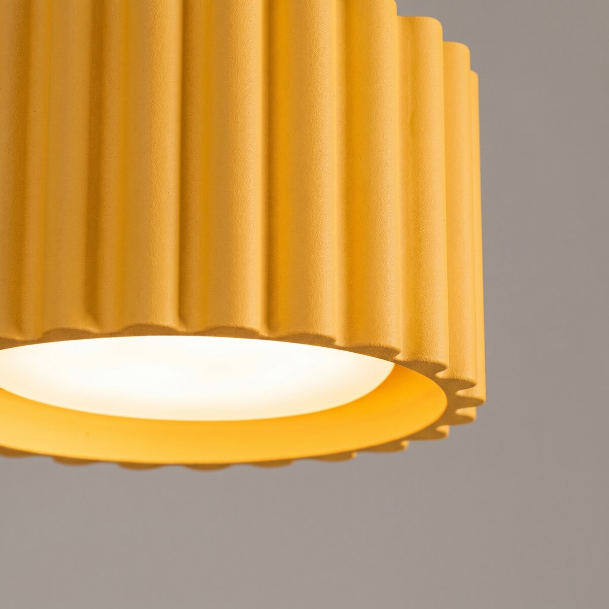Plafon AURA 1 żółty Gx53