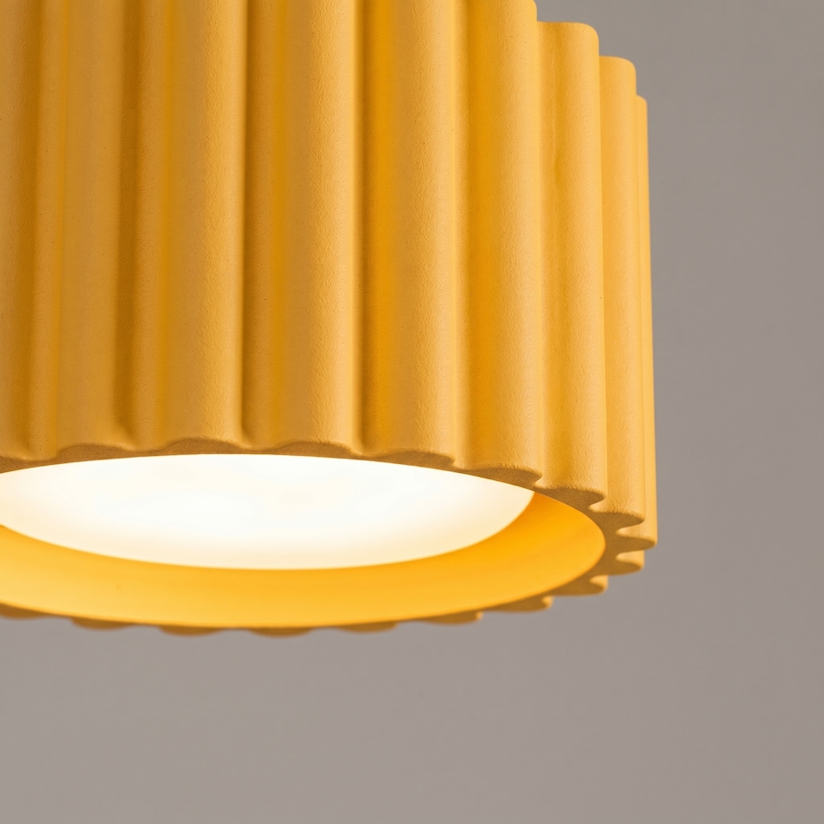 Plafon AURA 1 żółty Gx53
