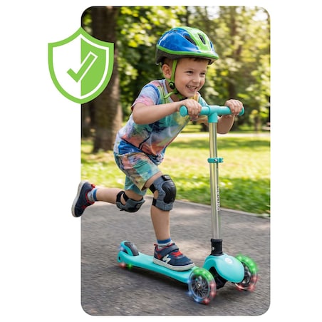 Hulajnoga trójkołowa dla dzieci Ricokids Glow balansowa świecąca w ciemności 765700