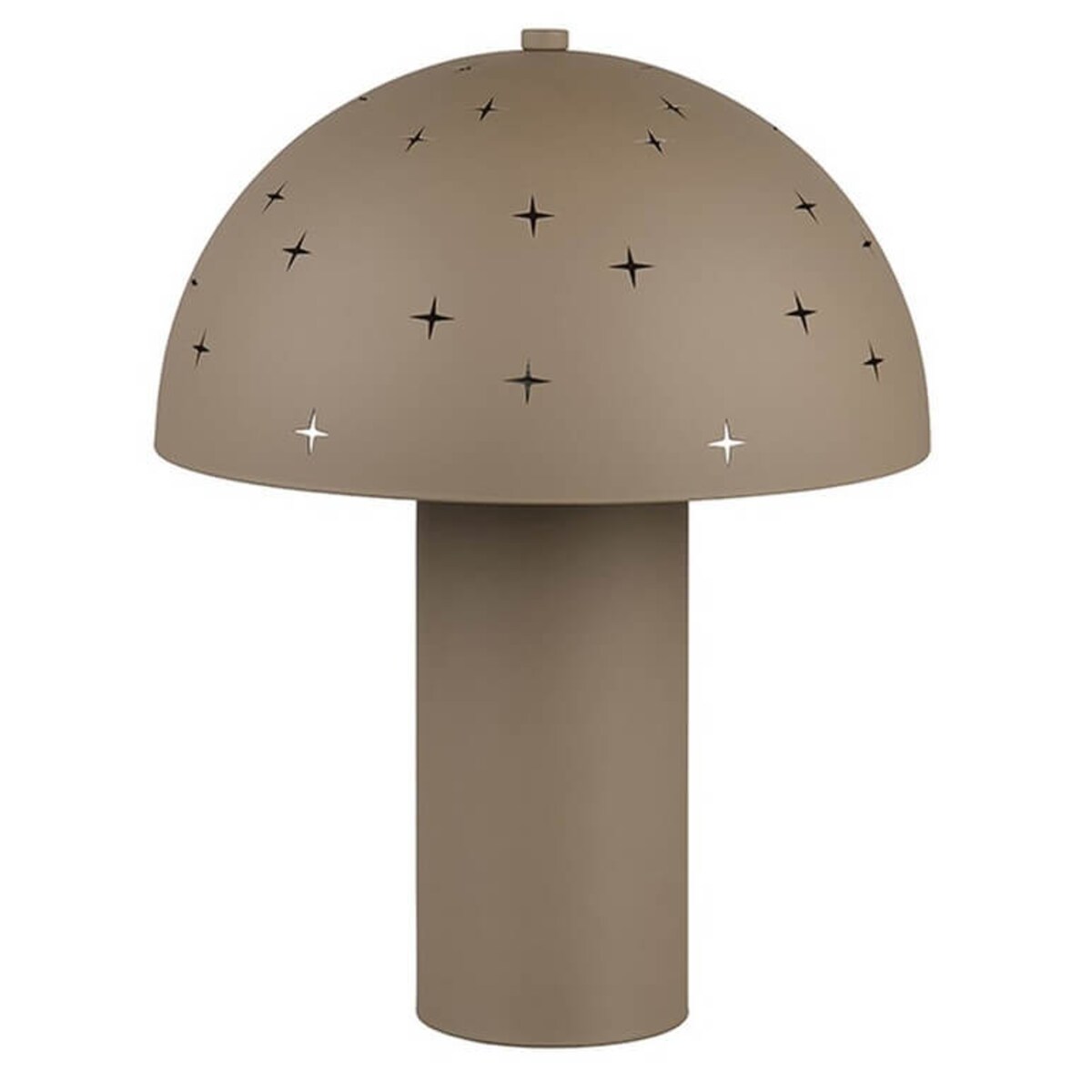 Metalowa lampka nocna Seta R51361041 RL Light gwiazdy grzybek szara