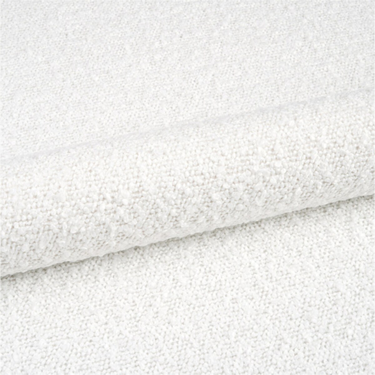 Poszewka BOUCLE z dekoracyjnym rantem BC2073 | śmietankowy - 40 x 40 cm