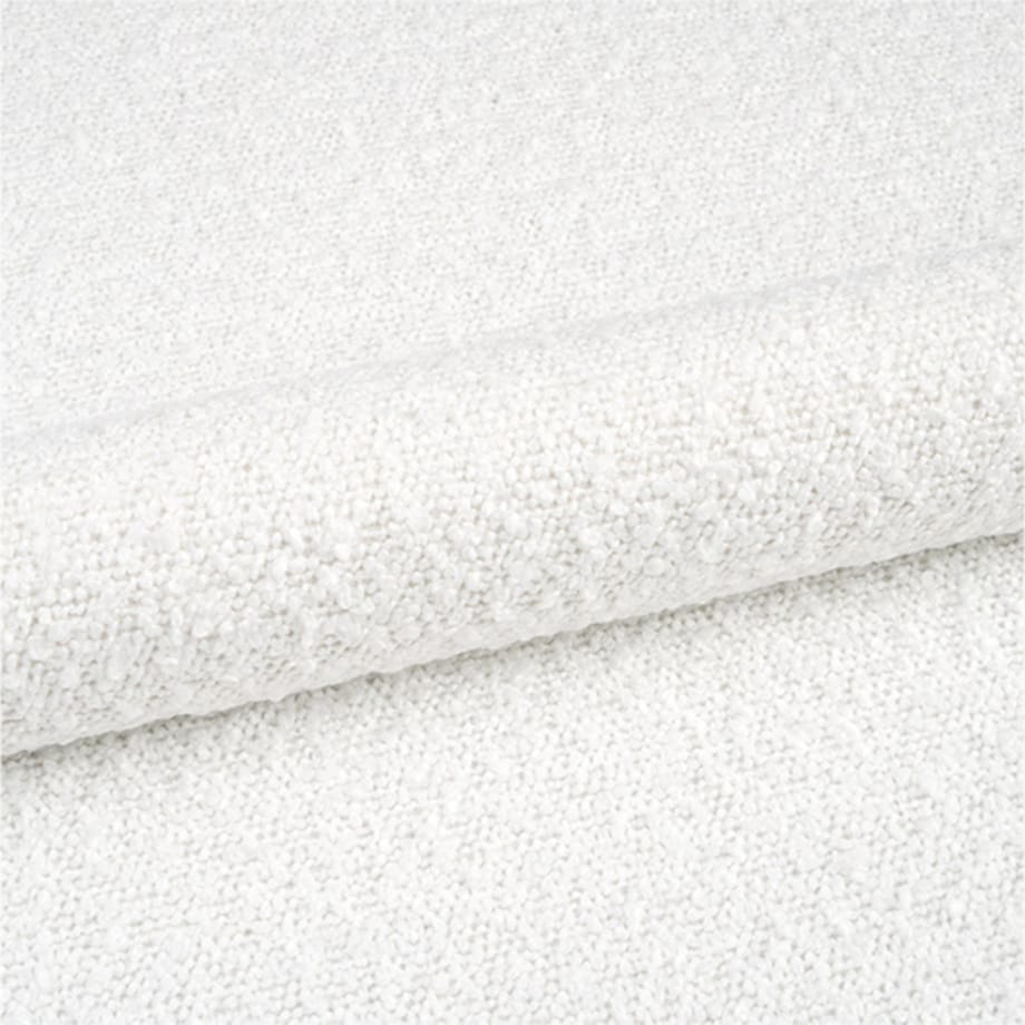 Poszewka BOUCLE z dekoracyjnym rantem BC2073 | śmietankowy - 40 x 40 cm