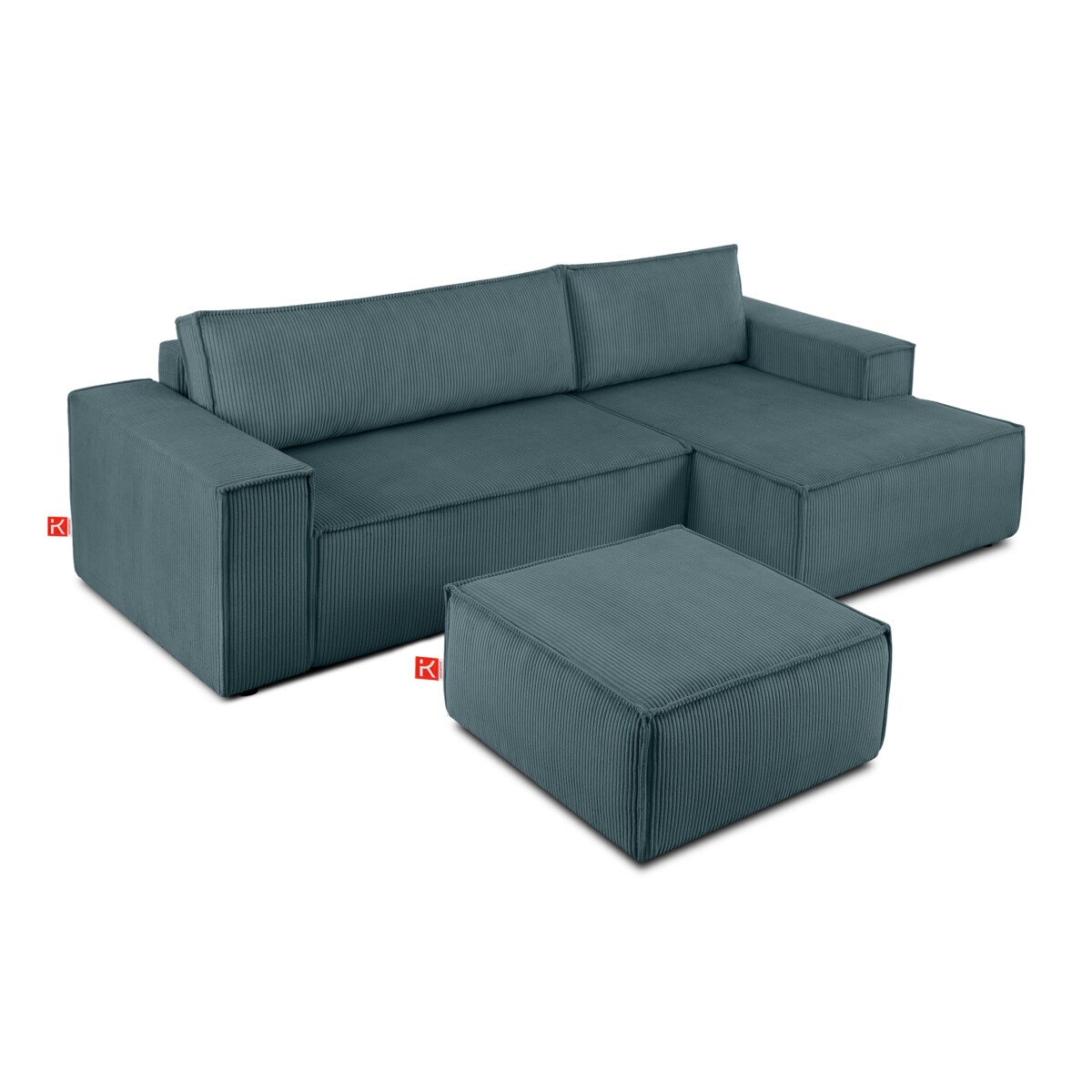 KONSIMO NAPI Puf, kolor niebieski