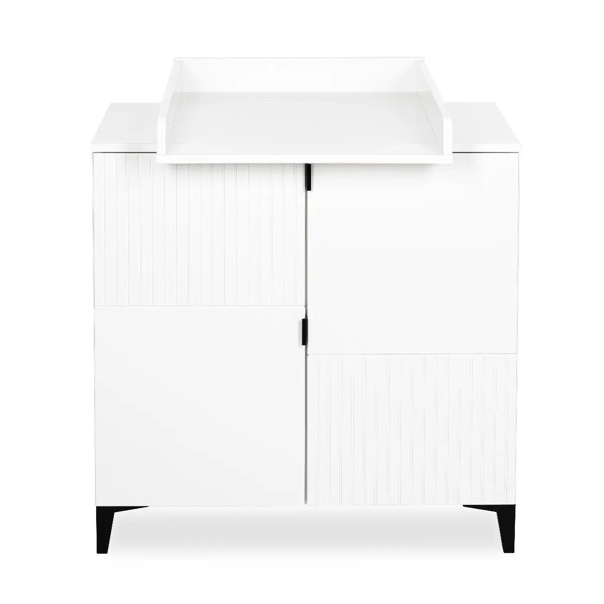 Komoda dla dzieci MIA MINI 80 biała/czarna