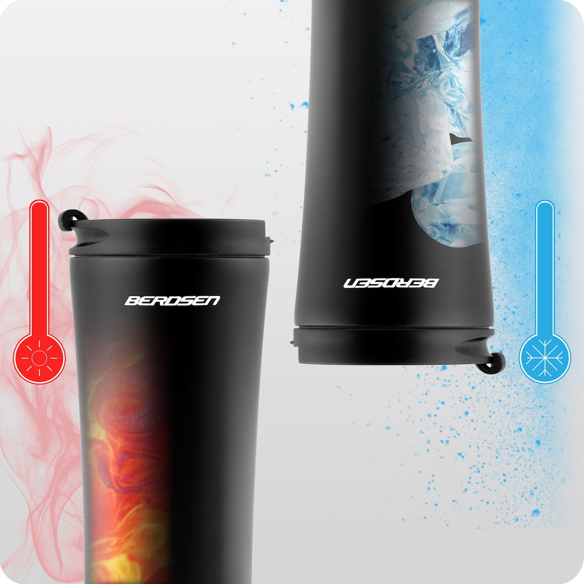 Kubek termiczny termos do samochodu na kawę herbatę Berdsen