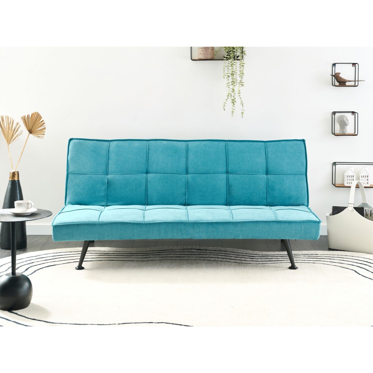 Sofa rozkładana HASLE Morski Tkanina