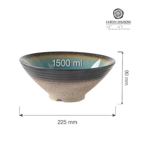 Miska stożkowa Lazur 225 mm