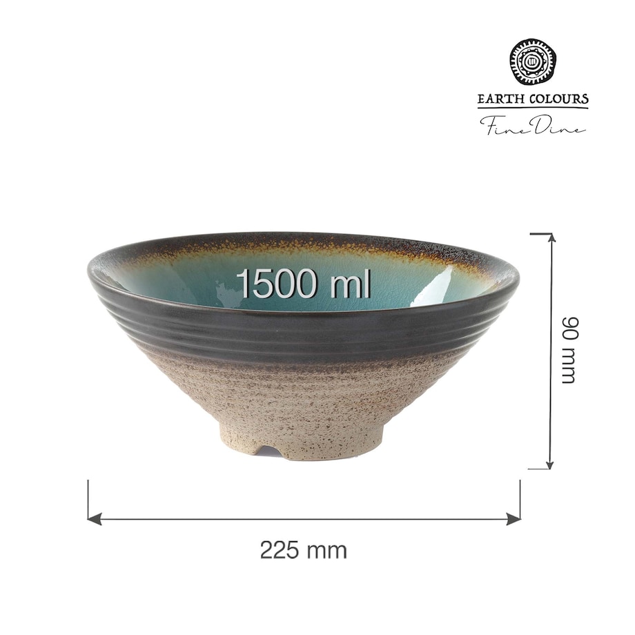 Miska stożkowa Lazur 225 mm