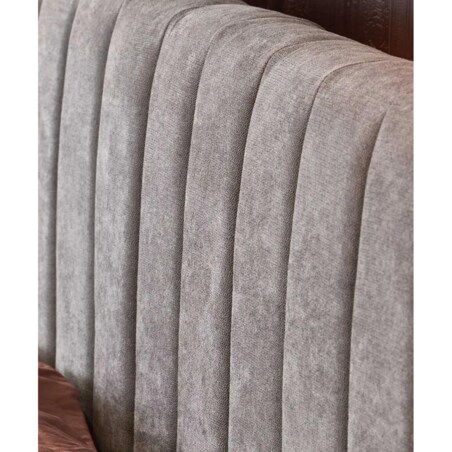 Łóżko FRANCESCA 160x200 jasnoszare