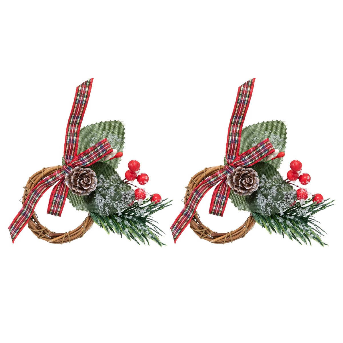 Obrączki na serwetki świąteczne, 2 szt.