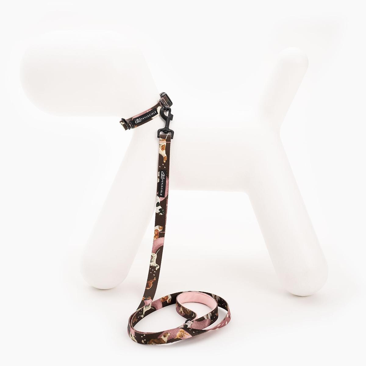 Obroża dla psa lub kota "Dobry, taki nie za słodki" - Szerokość taśmy: 25mm, Rozmiar: M