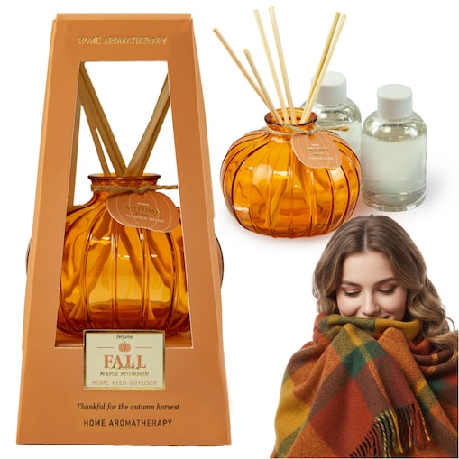 Patyczki Zapachowe Dyfuzor Zapachowy Z Patyczkami Dynia Dekoracja Jesienna Na Halloween