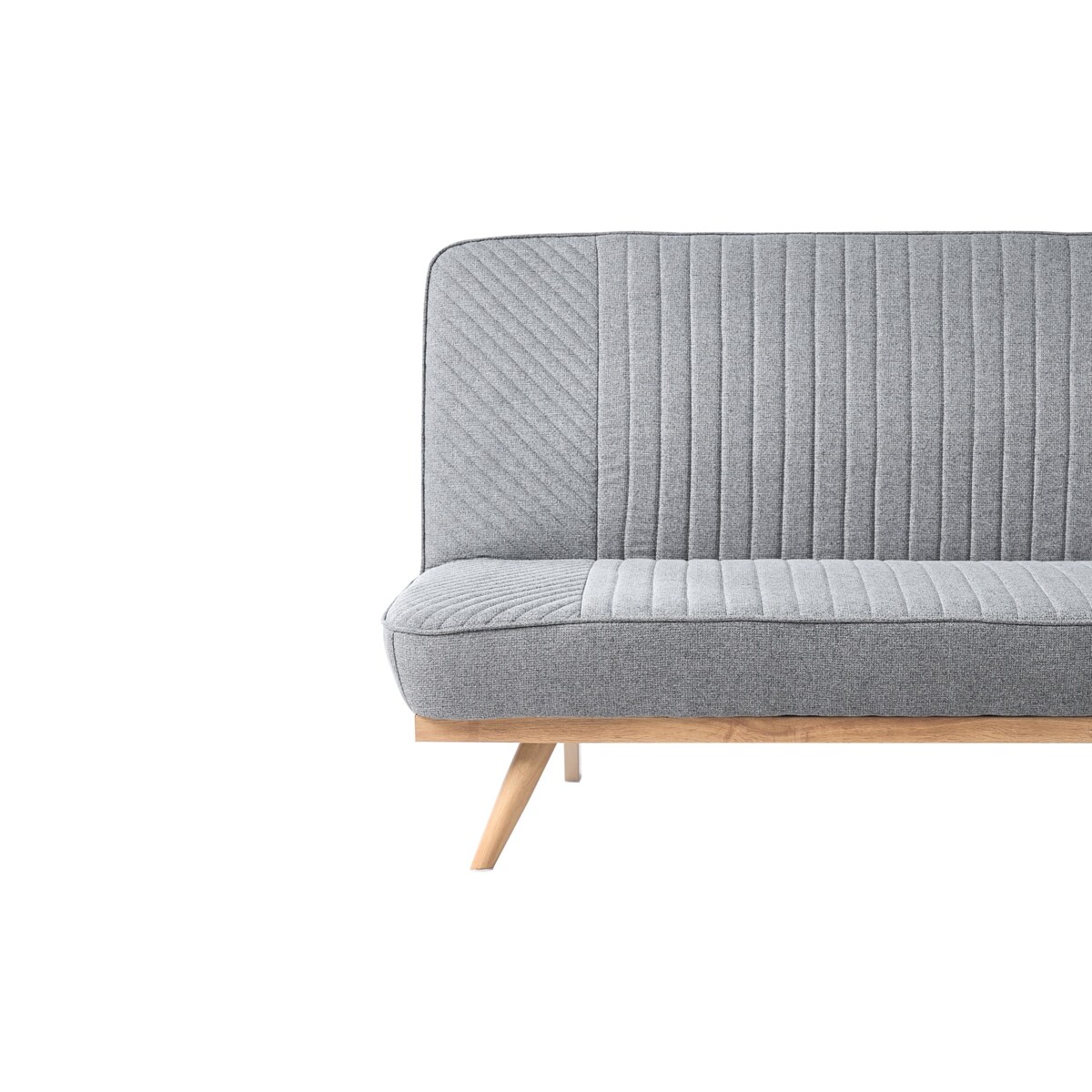 Sofa rozkładana dla 2 osób KALFAFEL Ciemnoszary