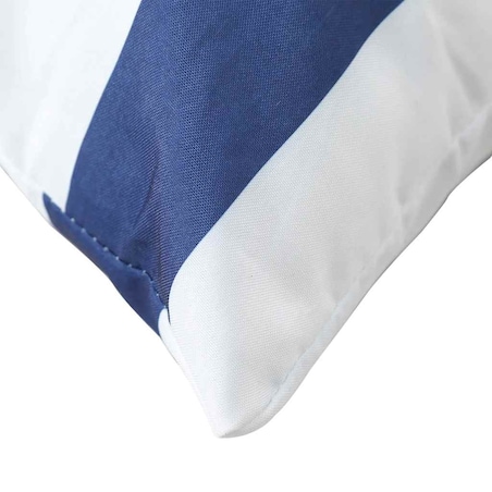 vidaXL Poduszki na palety, 3 szt., niebiesko-białe paski, Oxford