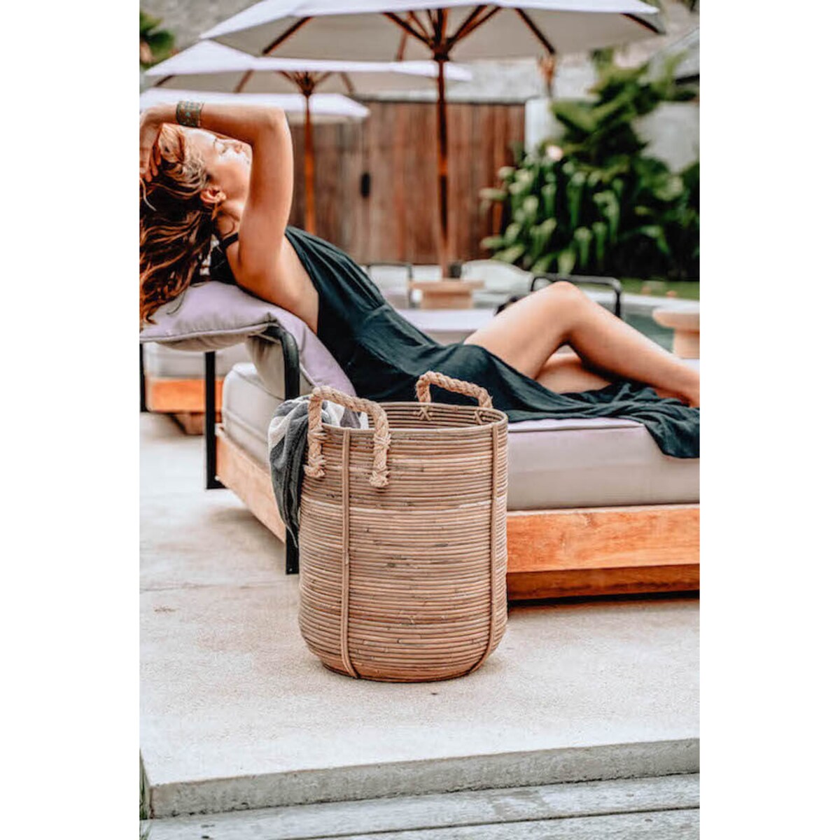 RATTANOWY KOSZ AZURE M