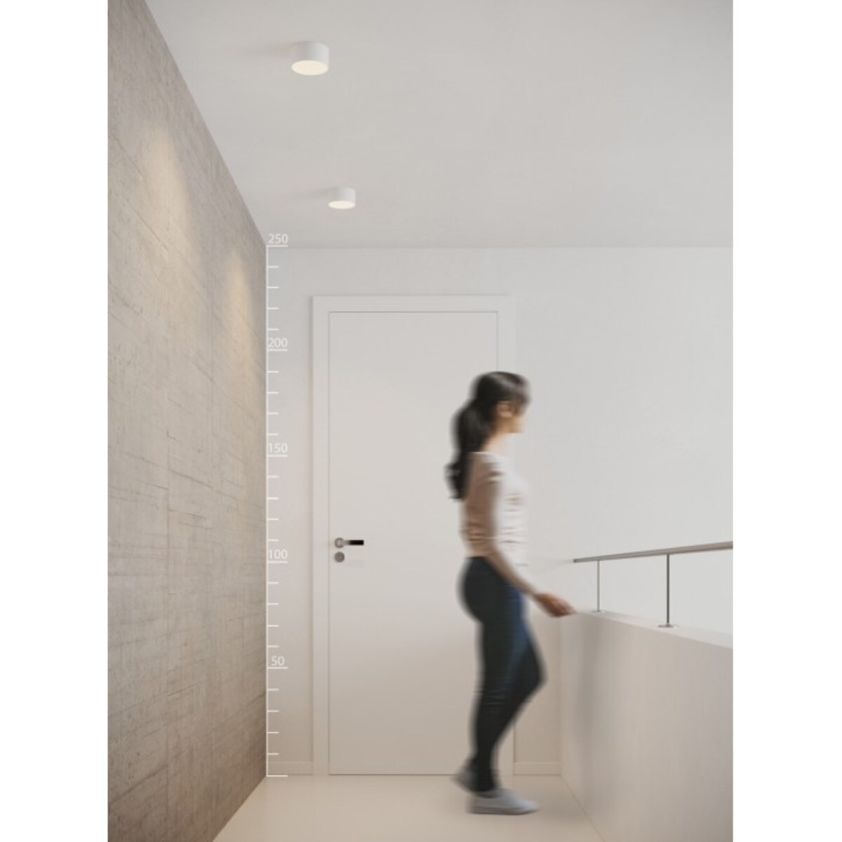 Natynkowa lampa sypialniana Monza AZ2256 LED 10W nad łóżko biała