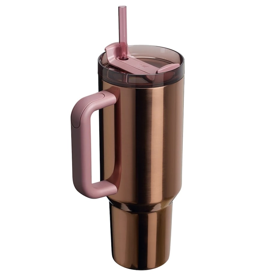 Stanley - Kubek termiczny Quencher H2.0FlowState™ Tumbler (1.18L) - polished rose gold