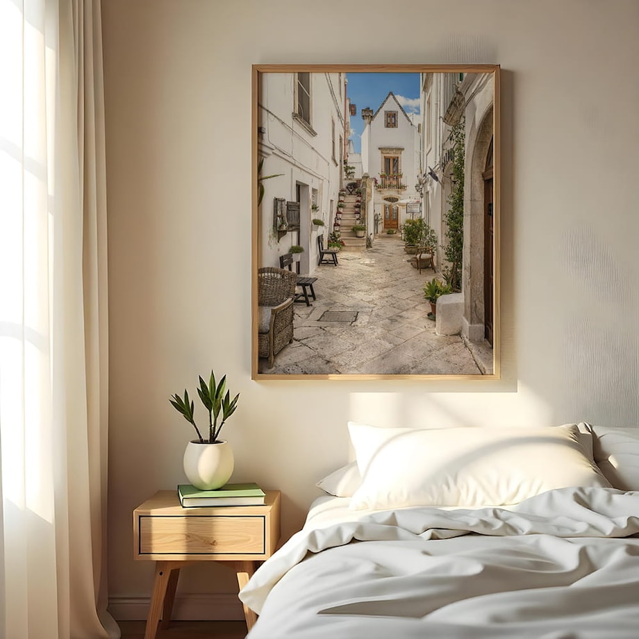 plakat locorotondo apulia 50x70