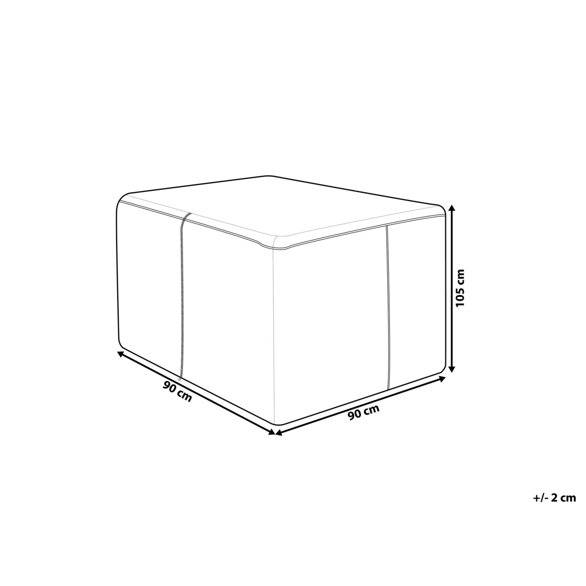 Pokrowiec ogrodowy 90 x 90 x 105 cm CHUVA