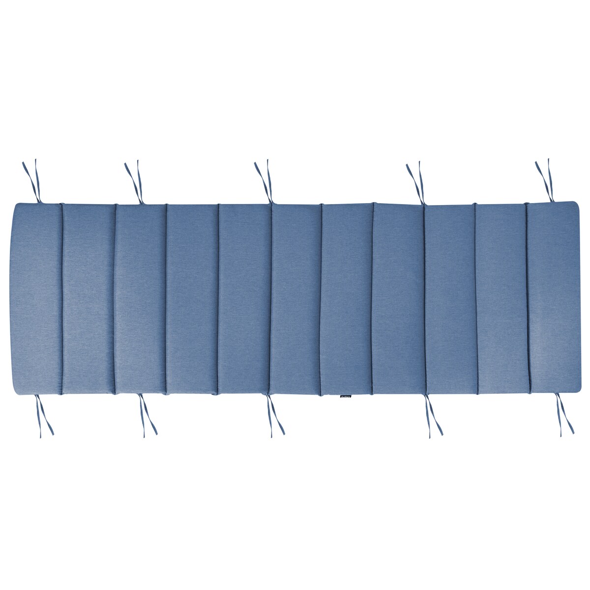 Poduszka na leżak ogrodowy BRESCIA PREMIUM 180 x 60 cm Niebieski