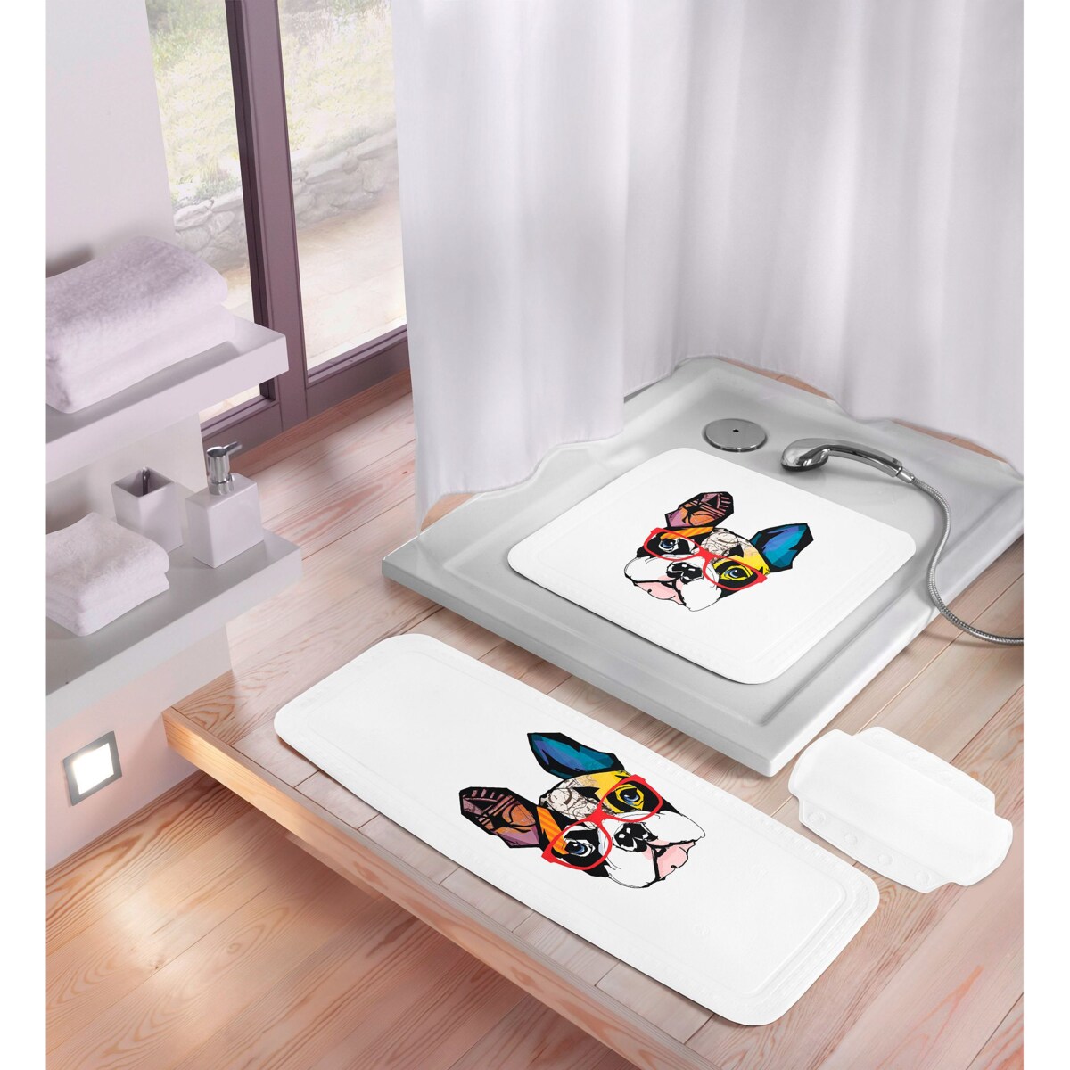 Kleine Wolke Henry Mata antypoślizgowa do wanny 36x92 cm pop art