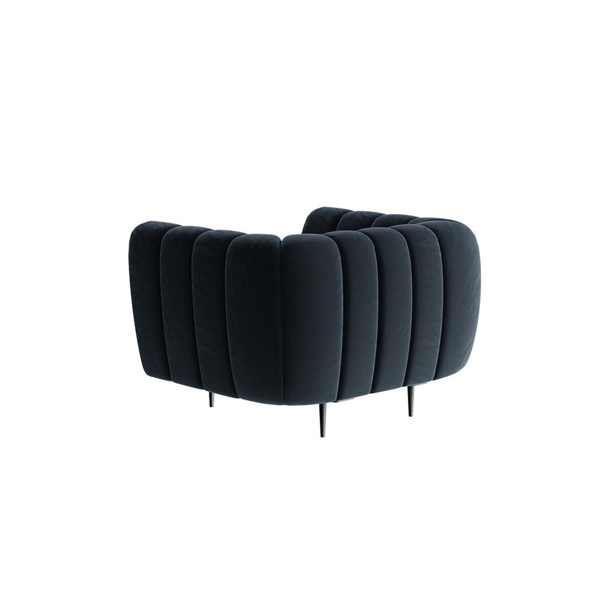 Shel Fotel - ciemnoniebieski