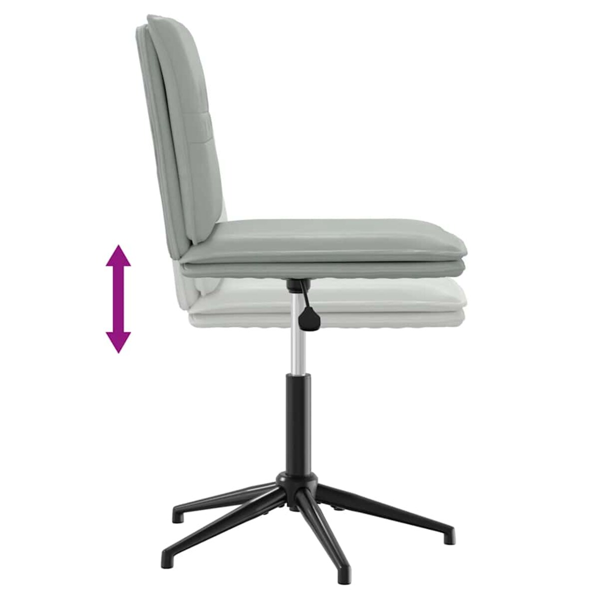 vidaXL Krzesła stołowe, 2 szt., jasnoszare, aksamitne