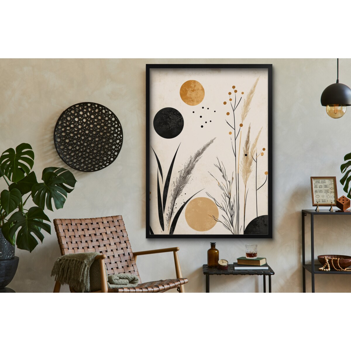 Plakat na ścianę Geometria Natura Obraz ścienny Nowoczesna Grafika Poster