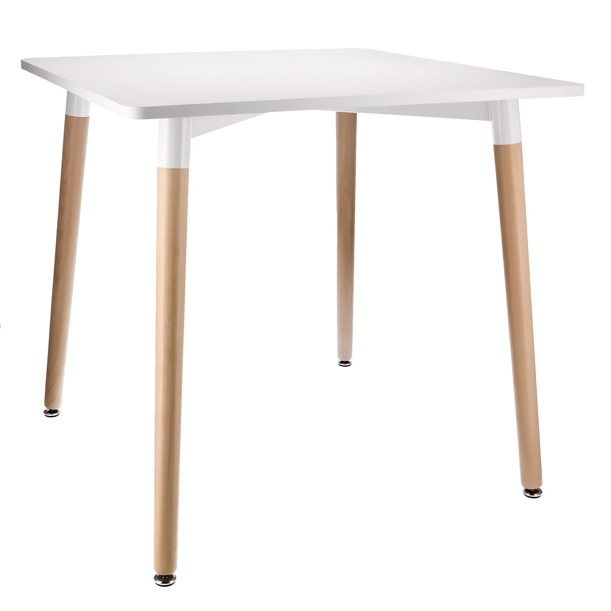 Nowoczesny Biały Kwadratowy Stół  Do Salonu Jadalni Kuchni