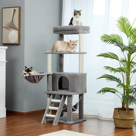 DRAPAK DLA KOTÓW SZARY XXL P70381