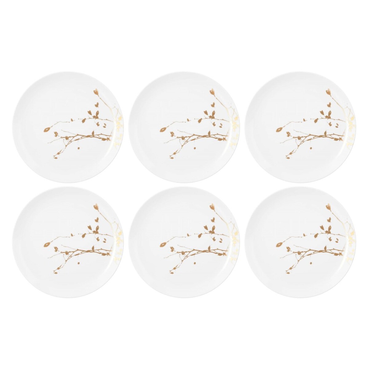 SELTMANN LIBERTY GOLDEN ROSE HIP Zestaw 6 talerzy obiadowych 27.5 cm