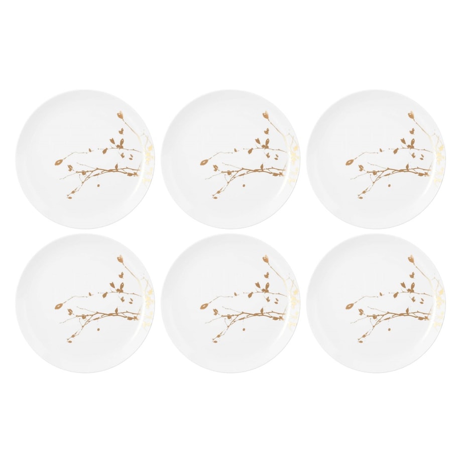 SELTMANN LIBERTY GOLDEN ROSE HIP Zestaw 6 talerzy obiadowych 27.5 cm
