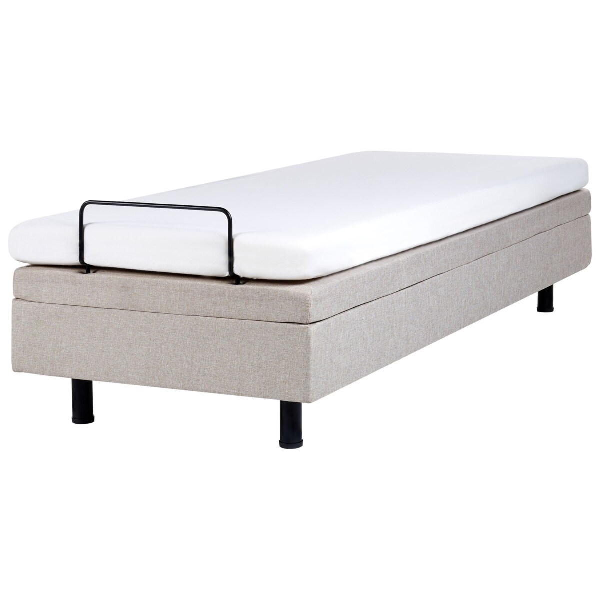 Łóżko regulowane bez zagłówka DUKE 80 x 200 cm Beżowy