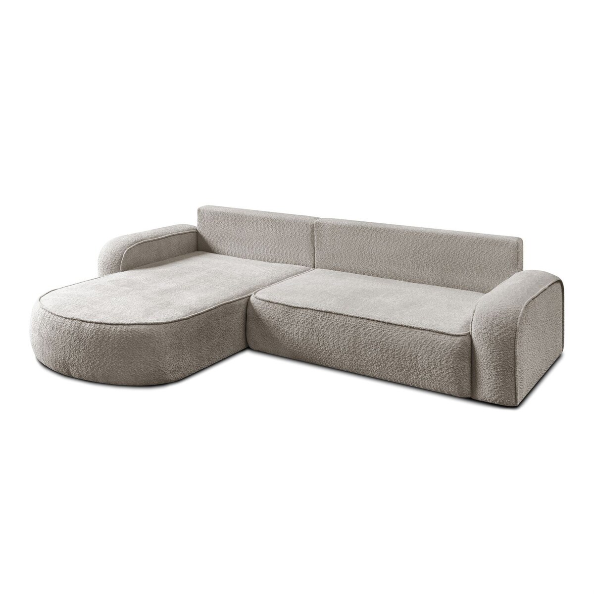 Rozkładany narożnik VENUS II z pojemnikiem na pościel, Coral 50