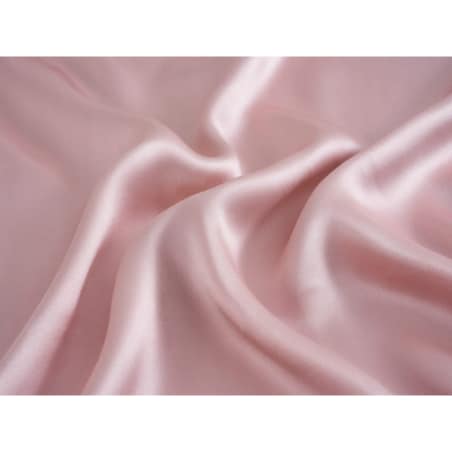 Poszewka jedwabna 40x40 pudrowa różowa jednobarwna Premium