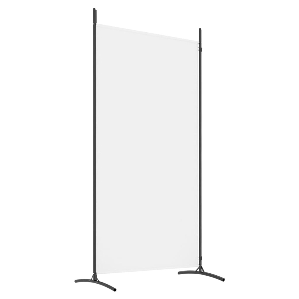 vidaXL Parawan 2-panelowy, biały, 175x180 cm, tkanina